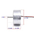 UJEHKUQ 1PCS DC1.5-6V RF-300-10390 Metal Miniature Fan Motor Audio Equipment Toy Game Machine Robot Measuring Device