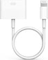 Lightning to 30 Pin Adapter, Apple MFi Certified 8 Pin Male to 30 Pin Female Connector with iPhone Charger Cable
