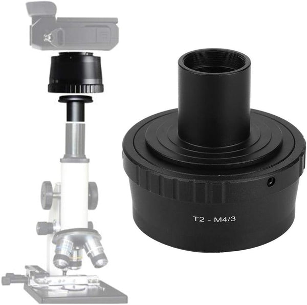 Bindpo T2-M4/3 Microscope Adapter with M42 Thread, Converter for 23.2mm T Mount Microscope