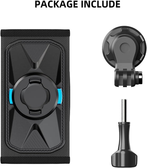 SUREWO Magnetic Quick Release Backpack Shoulder Strap Mount for Gopro Hero 13/12/11/10/9/8/7 and DJI Osmo Action