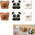 XVYLFZNP 6pcs Cute Animal Cable Organizer Adorable Panda Rabbit Bear Shaped Cable Clips