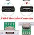 NFHK DIY OEM 5pcs/Set Type C Female Socket Connector Panel Mount with PC Board 24pin USB 2.0