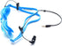 Short Cord Waterproof Earbuds for Swimming, Easy Flip Turns and Not Falling Off, Wired 3.5 mm Jack 15-inch Cord Length, Underwater Headphones for Diving, Snorkeling, Showering(Black)