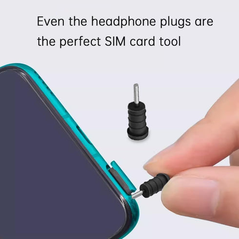 USB C Dust Plug, Type C Charging Port Dust Covers with 3.5mm Headphone Jack Protectors