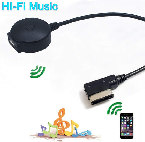 Bojer Bluetooth Adapter for Mercedes Benz MMI Port, Compatible with Apple iPhone, iPod, Android Devices, HiFi Music Play