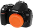 Fotodiox Orange Designer Body Cap for Nikon F-Mount Cameras Compatibility