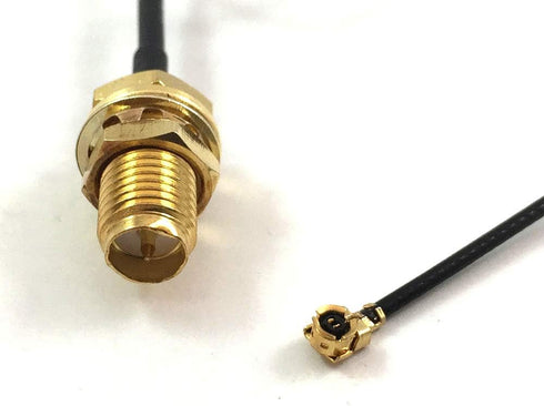 433mhz Antenna 3dbi Hotspot, rp-Sma Male Connector with ufl ipx to rp-Sma Female Pigtail Antenna Wifi Cable (Pack of 2)