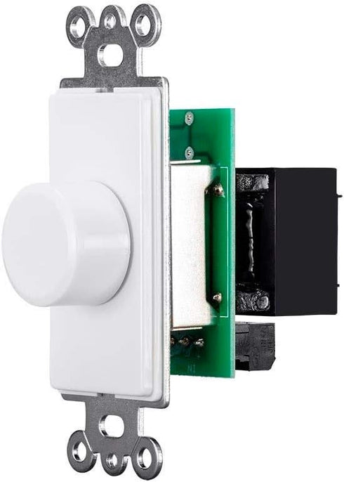 Monoprice 70 Volt Rotary in-Wall Inline Speaker Volume Control, 50-Watt, Supports 12 AWG and 70 Volt Music Systems