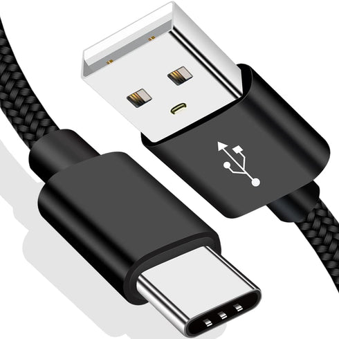 6ft Long USB-C Power Cord for GoPro Hero MAX, Hero 11, 10, 9, 8, 7, 6, 5, Samsung Galaxy Note, LG G7