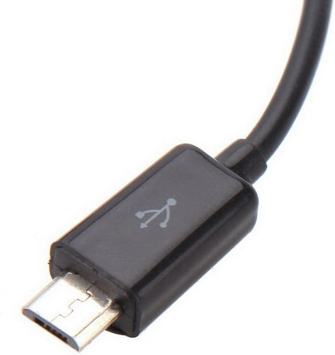 Micro USB to USB Female Adapter Cable for OTG Devices & Power Charging - Compatible with Various Models