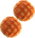 10pcs Yardwe Lifelike Pu Pineapple Bread for Bakery Display Kitchen Decor Photography Props Soft and Safe Artificial