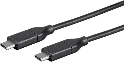 Monoprice Essentials USB-C to USB-C 2.0 Cable - 480Mbps, 5A, 4m (13.1 ft) Black