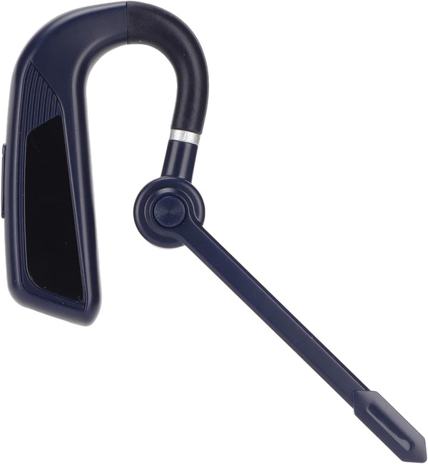 PUSOKEI Single Ear Bluetooth Earpiece, Waterproof 270° Rotatable Handsfree Headset with Mic for Business Office Driving
