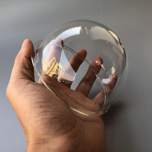 4.3 Inch Outdoor Waterproof Polycarbonate Clear Ball Cover for CCTV Camera Dome Protective Housing