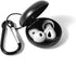 Ear Plug Carrying Cases, Portable Storage Box with Travel Keychain for Earbud Organizer (Black)