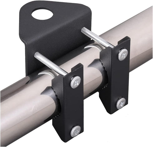 1PCS 3/4 Hole Antenna Roll Bar Mount Bracket with NMO Connector, Horizontal or Vertical Installation on Railing