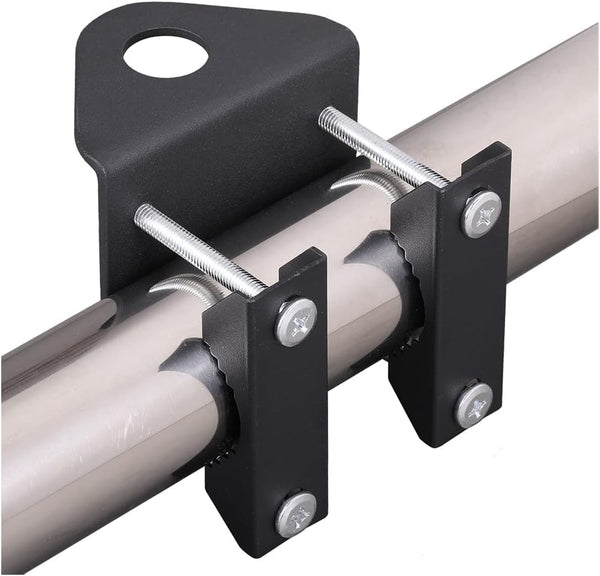 1PCS 3/4 Hole Antenna Roll Bar Mount Bracket with NMO Connector, Horizontal or Vertical Installation on Railing
