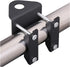 1PCS 3/4 Hole Antenna Roll Bar Mount Bracket with NMO Connector, Horizontal or Vertical Installation on Railing