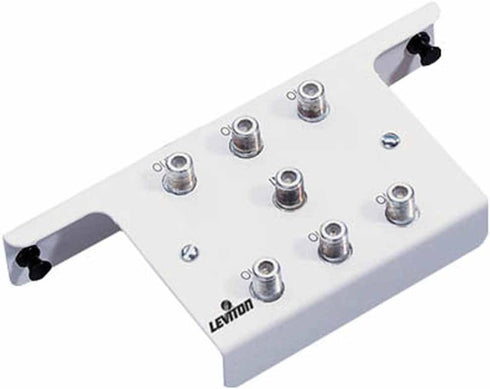 Leviton 47690-6C2 1x6 2GHz Passive Video Splitter, White