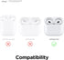 elago Silicone Case for AirPods 3rd Generation, Carabiner Included, Supports Wireless Charging, Shock Resistant (Jean