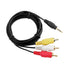 MaxLLTo 5ft K2KC4CB00002 Long AV Audio Video RCA TV Cable Cord Lead Wire for Panasonic Camcorder