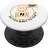 Computer AI Artificial Intelligence Robot Learning Internet PopSockets Swappable PopGrip