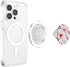 PopSockets PopGrip for MagSafe, Pink Floral Flower Bouquet Cute Pattern