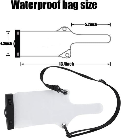 4Pcs Universal Two Way Radio Waterproof Case Bag, Portable Walkie Talkie Rainproof Pouch for Motorola Kenwood