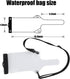 4Pcs Universal Two Way Radio Waterproof Case Bag, Portable Walkie Talkie Rainproof Pouch for Motorola Kenwood