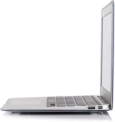 RUBAN Compatible with MacBook Air 11 Inch Case, Model A1370 A1465, Soft Touch Plastic Hard Shell Case, Crystal Clear