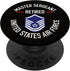 Master Sergeant Retired Air Force Military Retirement Gifts PopSockets Swappable Grip