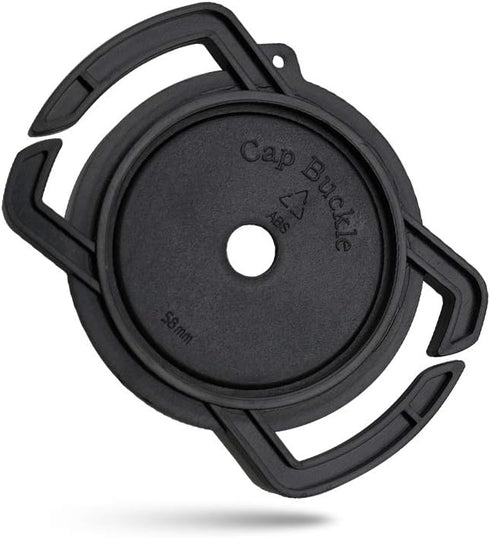 Anti-Lost Button Holder Keeper for Cameras, Lens Cap Buckle for Canon Nikon Sony Pentax Sigma DSLR/SLR/Evil (43x52x55mm)