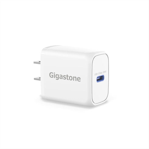 Gigastone 20W USB C Charger Power Essential PD3.0 Fast Charger, Compact USB C Power Adapter for iPhone 16/15/14/13/12