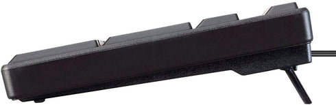 Monoprice USB Keyboard - Spill Resistant Membrane, Comfortable Standard Layout, Black - Workstream Collection