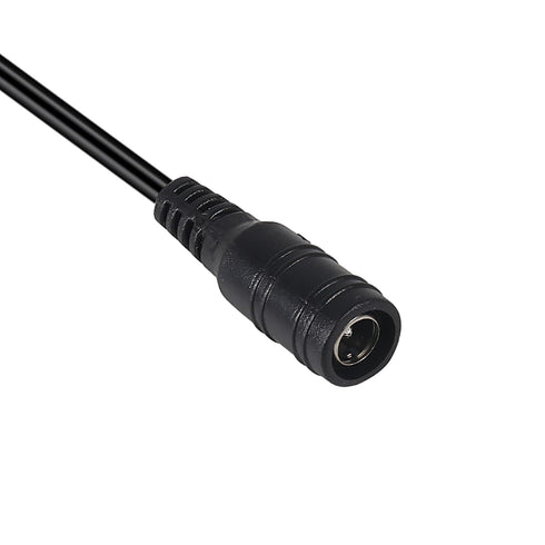 ATNSINC 10Pairs 12v 2.1mm 5.5mm DC Power Cable Male Female Connectors x DC Pigtail Adapter for CCTV Security