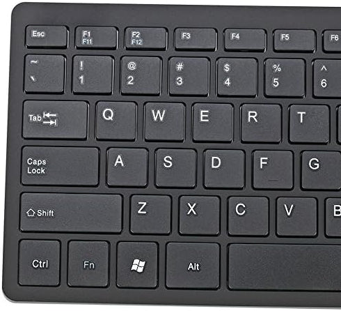 iKKEGOL USB Mini Slim Wired 78 Key Small Super Thin Compact Keyboard for Desktop Laptop PC Win 7 Mac (Black)