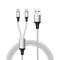 IFLASH 6ft Dual MicroUSB Splitter Charge Cable - Charge Two Micro USB Devices from One USB Port - Perfect for GPS &
