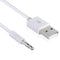 3.5mm Male Jack to USB Charging Data Cable Compatible for SYRYN Waterproof