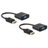 Display Port to VGA Adapter, 4 Pack Gold-Plated DP to VGA Converter for Computer, Laptop, Monitor, Projector