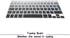 HRH Spanish Silicone Keyboard Cover for MacBook Air 13, MacBook Pro 13/15/17, iMac Older EU Layout - Ombre Gray