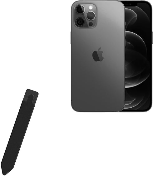 BoxWave Stylus Pouch, Stylus PortaPouch for Apple iPhone 12 Pro Max, Stylus Holder Carrier, Jet Black