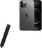 BoxWave Stylus Pouch, Stylus PortaPouch for Apple iPhone 12 Pro Max, Stylus Holder Carrier, Jet Black