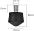 Foto&Tech 3/8" 3/8"-16 30mm 40mm (3 Universal Anti-Slip Rubber Foot Spike Compatible with Andoer Benro Gitzo Induro