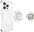 PopSockets PopGrip for MagSafe - Flying Aliens UFO Saucer Surrounded by Cactuses
