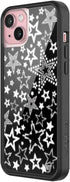 Wildflower Star Girl Case for Apple iPhone 15 Plus | Black, White, Stars, Disco, Trendy, Cute, Protective