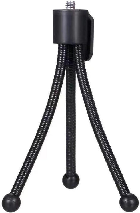 Reflex Camera 3-Section 1/4"-20 Lightweight Metal Table-Top Tripod Stand Compact, Durable Mini for Digital Cameras