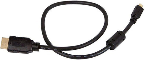 Monoprice High Speed HDMI to HDMI Micro Cable - 4K@60Hz, HDR, 18Gbps, 1.5 Feet, Black