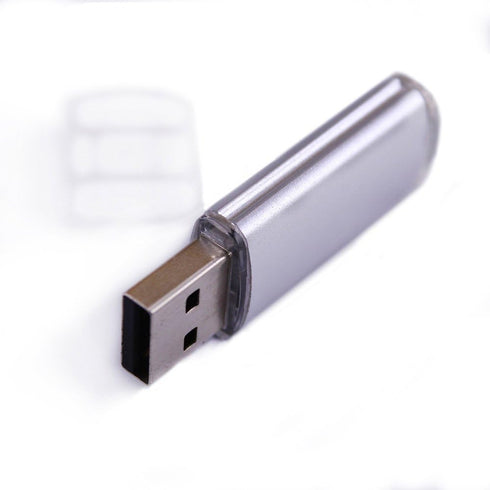 USB Flash Drives 2.0 Metal Key Pack of 5 Colors (512MB, Smaller Than 1GB, Blank)