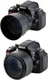 Camera Lens Hood Compatible for Nikon D3500 D7500 D850 w/ AF-S NIKKOR 50mm f/1.4G & 50mm F1.8G (Replace HB-47)