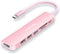 LENTION USB C Hub with 100W Charging, 4K HDMI, Dual Card Reader, Compatible with MacBook Pro and More